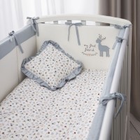Lenjerie de pat pentru copii Perina Little Forest Aquamarine
