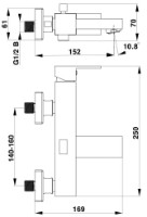 Baterie pentru cadă Herz SQ q30B Black (UH00360B) imaginea #2 — magazin online Desire.md