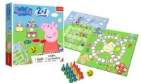 Joc educativ de masa Trefl 2in1 Ludo/Snakes and Ladders Peppa Pig (02067)