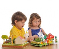 3D пазл-конструктор Zilipoo Windmill Farm (Z-001) фото №6 — интернет-магазин Desire.md