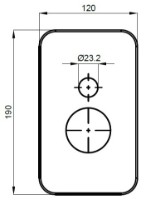Baterie de duș Herz Elite 2cai (UH12247) imaginea #2 — magazin online Desire.md