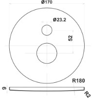 Baterie de duș Herz Fresh 2cai (UH12260) imaginea #2 — magazin online Desire.md