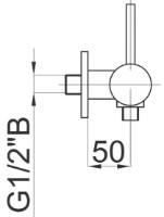 Baterie de duș Herz Fresh f40 (UH00434) imaginea #2 — magazin online Desire.md