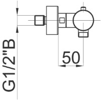 Baterie de duș Herz Fresh t40 (UH00440) imaginea #2 — magazin online Desire.md
