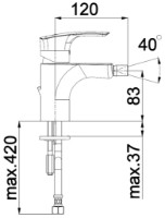 Baterie pentru bideu Herz Elite e50 (UH00588) imaginea #2 — magazin online Desire.md