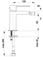 Baterie pentru bideu Herz SQ q50B Black (UH00595B) imaginea #2 — magazin online Desire.md