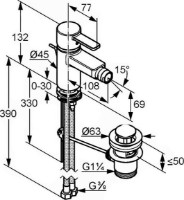 Смеситель для биде Kludi Zenta (385308675) фото №2 — интернет-магазин Desire.md