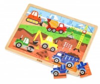 Пазл Viga 24 Construction Vehicles (51463) фото №2 — интернет-магазин Desire.md