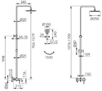 Set pentru duș Ferro NP79-BFI13U imaginea #2 — magazin online Desire.md