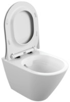 Vas WC Cersanit City Oval Rimless Slim (105901) imaginea #2 — magazin online Desire.md