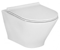 Унитаз Roca Gap Round Rimless + Slim (A34H0N8000) фото №1 — интернет-магазин Desire.md