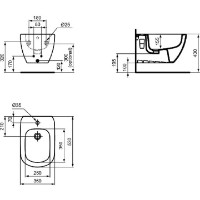 Bideu Ideal Standard Tesi (T3552V1) imaginea #3 — magazin online Desire.md