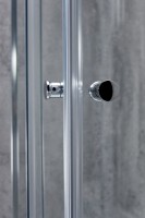 Душевая дверь Manopera Elegant EG214 (140x190) Transparenta Satin фото №3 — интернет-магазин Desire.md