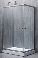 Cabină de duș Manopera Elegant EG410-7L (100x70x190) Transparenta Satin