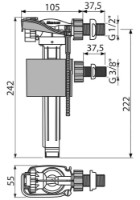 Flotor de scurgere AlcaPlast A160UNI 1/2- 3/8 (105958) imaginea #2 — magazin online Desire.md