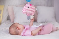 Jucărie pentru pătuturi si carucioare BaliBazoo Knit Hippo (80426) imaginea #4 — magazin online Desire.md