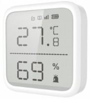 Senzor de temperatură și umiditate Hikvision DS-PDTPH-E-WE