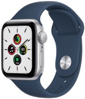 Смарт-часы Apple Watch SE 44mm Silver Aluminum Case with Abyss Blue Sport Band (MKQ43) фото №2 — интернет-магазин Desire.md