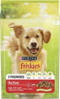 Hrană uscată pentru câini Purina Friskies Active Beef 10kg