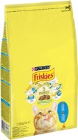 Hrană uscată pentru pisici Purina Friskies Adult Salmon Vegetables 1.5kg