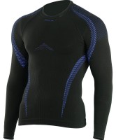 Bluză termică pentru bărbați Lasting Stem 9050 L-XL Black/Blue