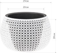 Ghiveci M Plastik Пирула M3101 imaginea #2 — magazin online Desire.md