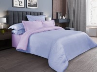 Lenjerie de pat Cottony Satin De Lux Light Blue/Light Lila Uniton 2E (17271/68607)