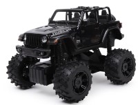 Jucărie teleghidată Rastar 1:14 JEEP Wrangler Rubicon Black (79410)