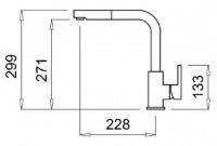 Смеситель для кухни Elleci C 02 40 Black (MGKC0240) фото №2 — интернет-магазин Desire.md