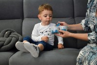 Farfurie din două sectie Akuku A0303 Grey/Blue imaginea #3 — magazin online Desire.md