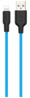 Cablu USB Hoco X21 Plus for Lightning Black/Blue imaginea #1 — magazin online Desire.md