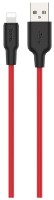 Cablu USB Hoco X21 Plus for Lightning Black/Red imaginea #1 — magazin online Desire.md
