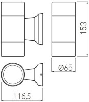 Plafonieră GTV LD-BA2GU10-0M imaginea #2 — magazin online Desire.md