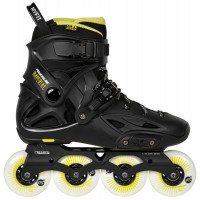 Роликовые коньки Powerslide Imperial Black Yellow 80 39-40 (908376) фото №1 — интернет-магазин Desire.md
