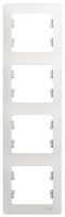 Рамка для розеток и выключателей Schneider Electric 4PL White (11175)