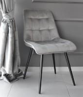 Стул Deco Capella Grey/Black Legs фото №3 — интернет-магазин Desire.md