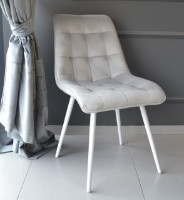 Scaun Deco Capella Grey/White Legs imaginea #3 — magazin online Desire.md