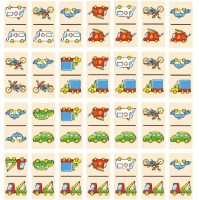 Joc educativ de masa Viga Dominoes (59623V) imaginea #5 — magazin online Desire.md