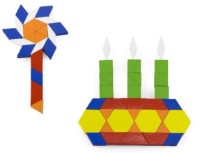 Cuburi Viga Geometric Blocks 250pcs (50065) imaginea #3 — magazin online Desire.md