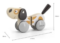 Jucarie de impins si tras PolarB Pull-Along Puppy (44043) imaginea #6 — magazin online Desire.md