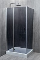 Cabină de duș Manopera Relax RX310L (100x80x190) Transparenta Satin