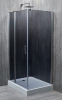 Cabină de duș Manopera Relax RX310L (100x80x190) Transparenta Satin