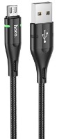 Cablu USB Hoco U93 Shadow Micro-USB Black imaginea #1 — magazin online Desire.md