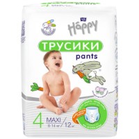 Scutece-chiloți Bella Baby Happy Maxi 4/12pcs