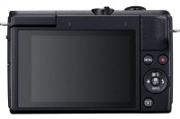Aparat foto Canon EOS M200 + 15-45mm IS STM + 55-200 IS STM Black