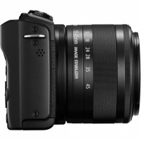 Aparat foto Canon EOS M200 + 15-45mm  f/3.5-6.3 IS STM Black