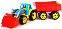 Трактор с ковшом и прицепом Technok 3688