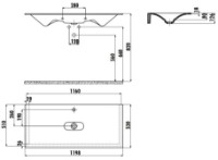 Умывальник Creavit Drop DP120 White фото №2 — интернет-магазин Desire.md