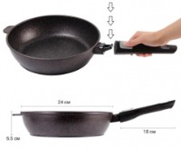 Сковорода Fissman Rebusto 4228 фото №5 — интернет-магазин Desire.md