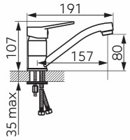 Baterie lavoar Ferro ISSO BIS2A imaginea #2 — magazin online Desire.md